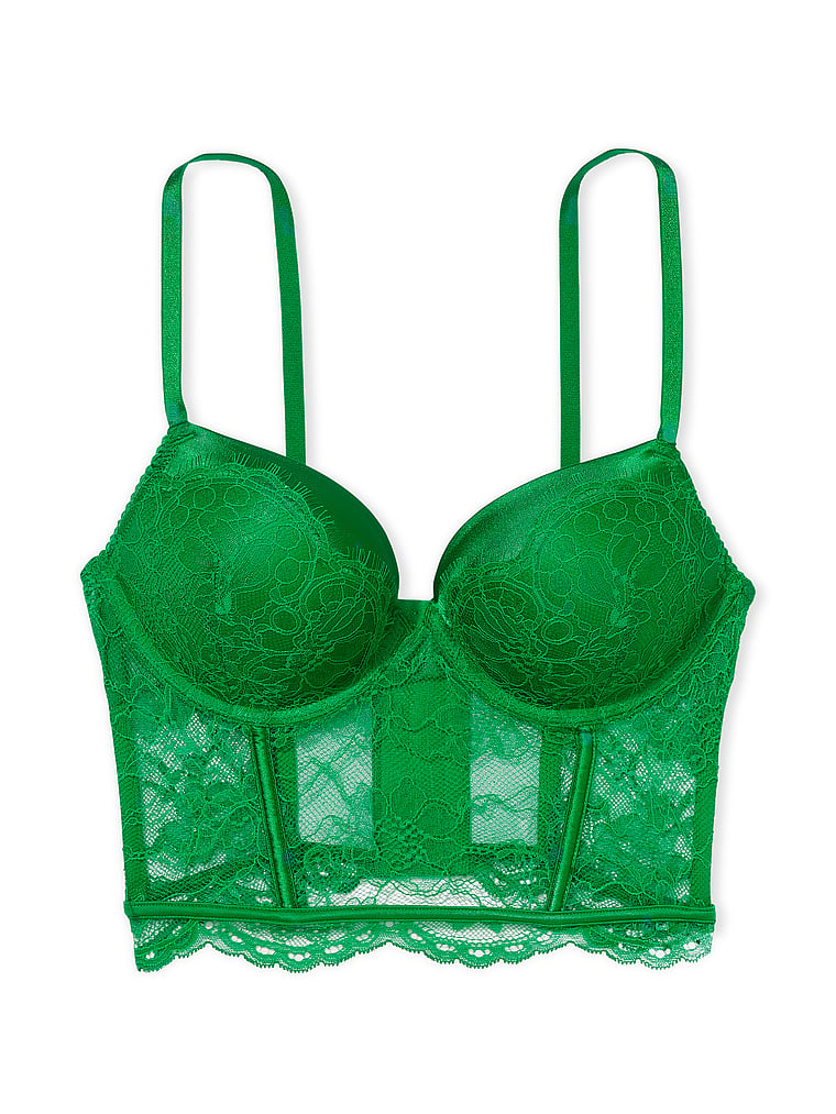 Victoria's Secret Add 2 Cup Bombshell Longline Bra (32A, Fuchsia) at   Women's Clothing store