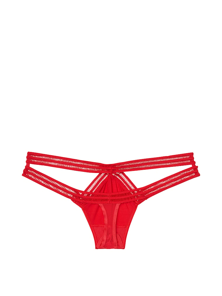 VictoriasSecret Lace & Mesh Thong Panty - 11155168-1UET