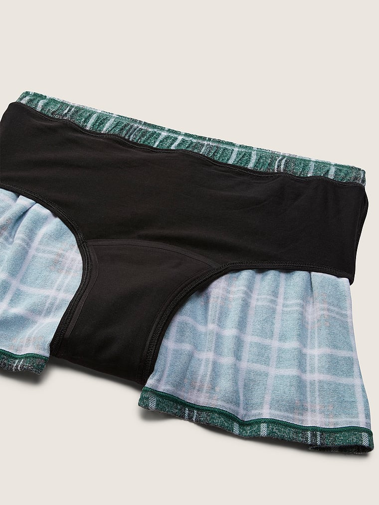Flannel Boxy Pajama Shorts - Sleep & Lingerie - PINK
