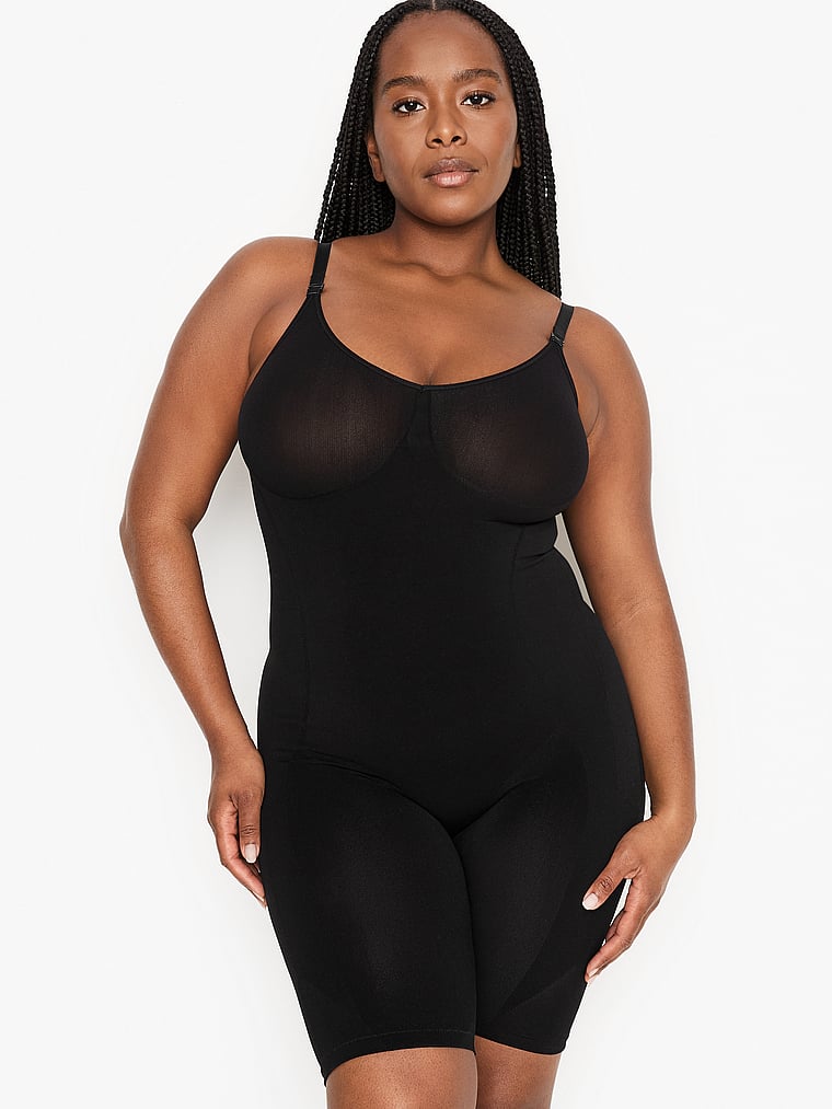 Seamless Bodysuits Full Coverage Shapewear Thigh Slim Body Suit