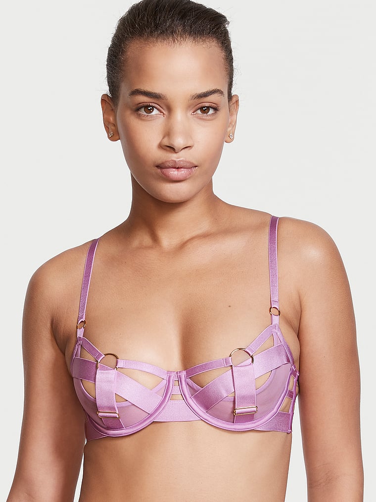 Victoria's Secret Very Sexy Strappy Open Cup Banded Unlined