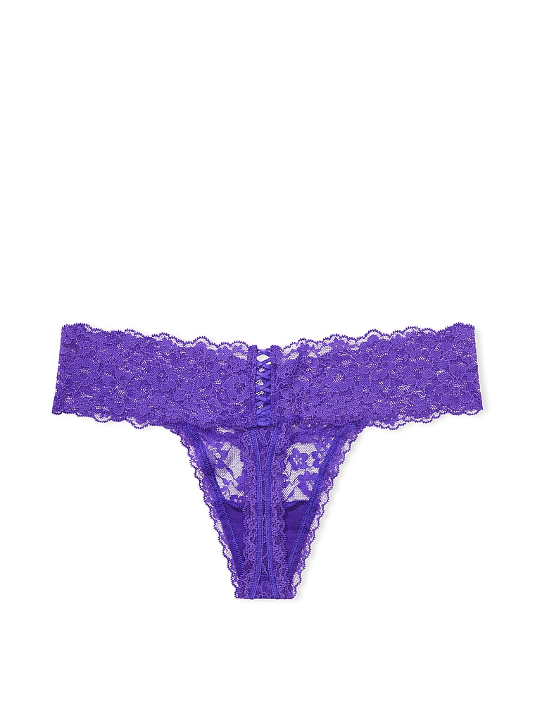 Victoria's Secret Panties The Lacie Thong (M, Black