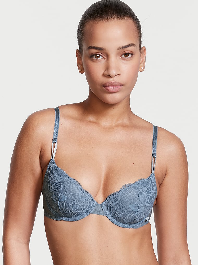 sexy tee lightly lined cotton demi bra