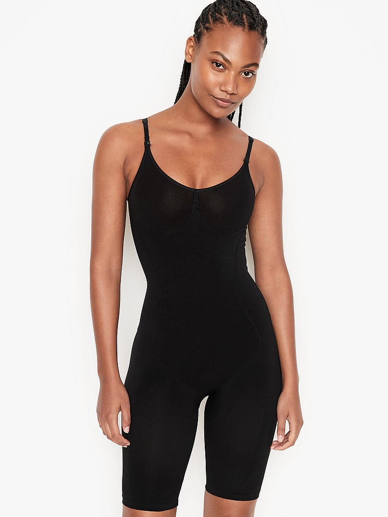 Full Coverage Seamless Smoothing Bodysuit - Nude