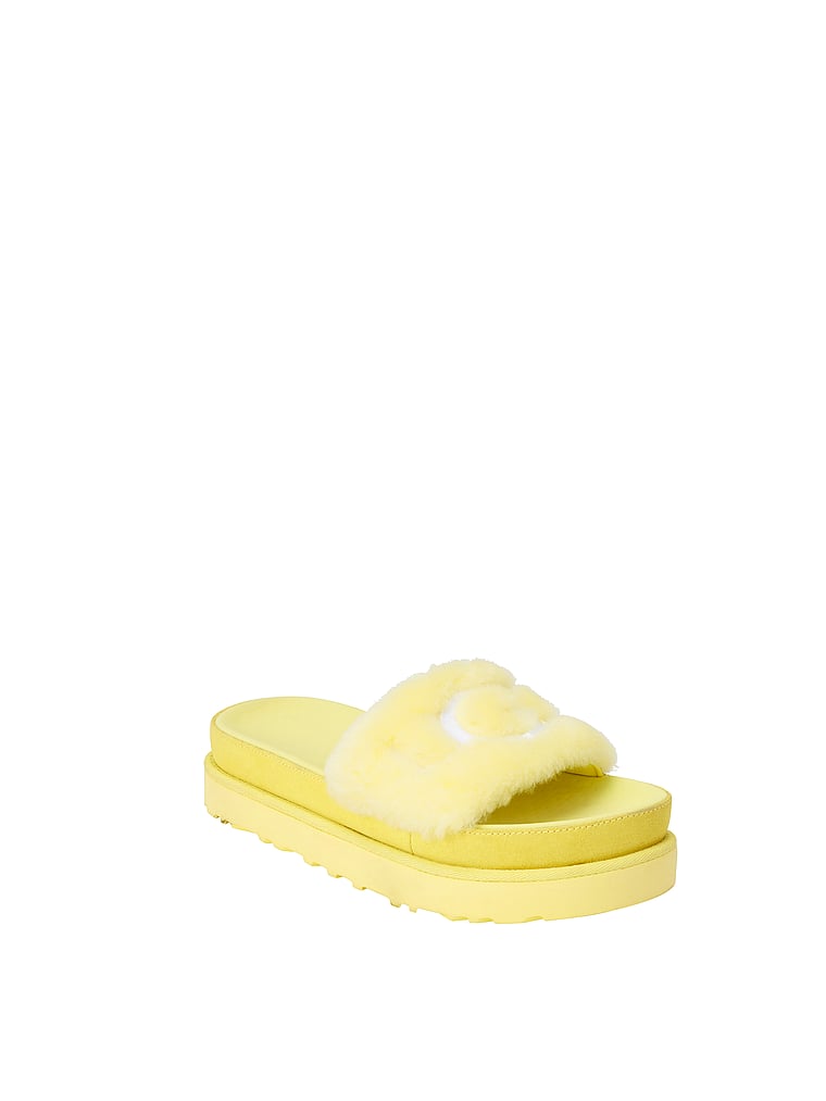 laton fur slide yellow