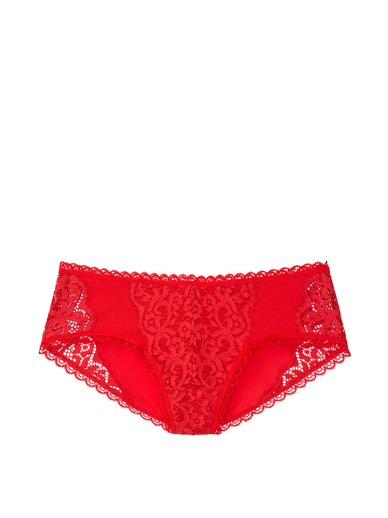 VictoriasSecret Lace-detail Hiphugger Panty - 11144773-86Q4