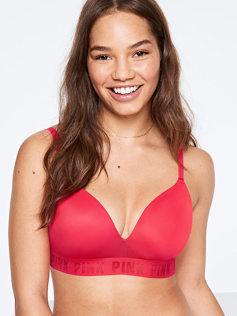 pink push up bra