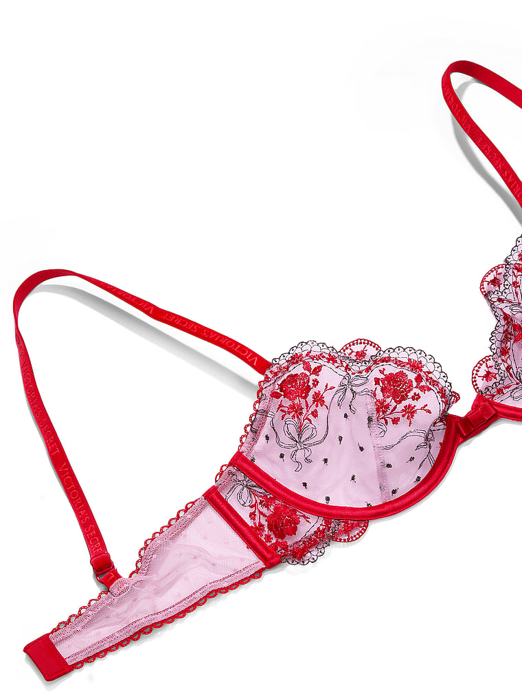 Buy Victoria's Secret Rosey Pink Lace Unlined Demi Bra from Next