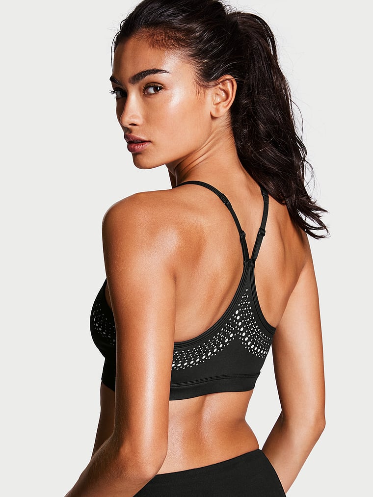 high cut sports bra