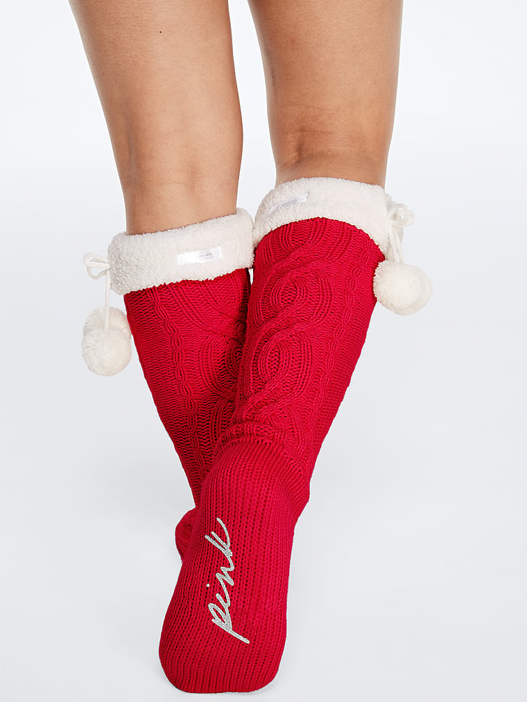 VictoriasSecret Cable Knit Socks . 3