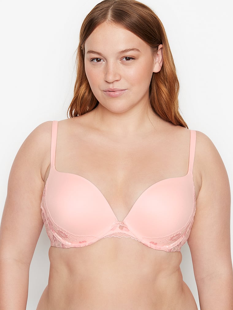 Push-Up Lace-Cup Bra