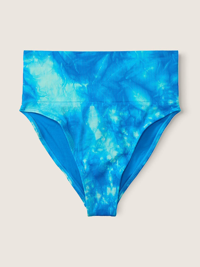 Blue Seamless Rib Panties, Lingerie