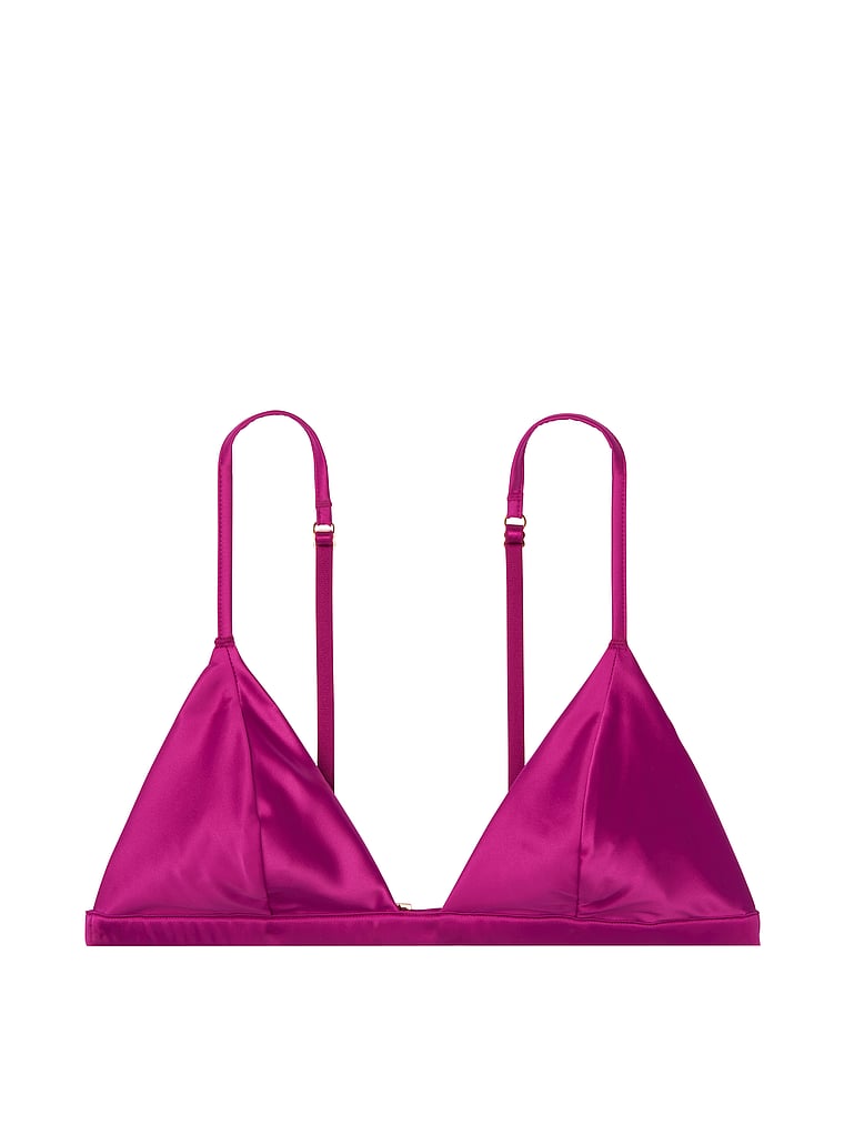 VictoriasSecret Satin Triangle Bralette. 4