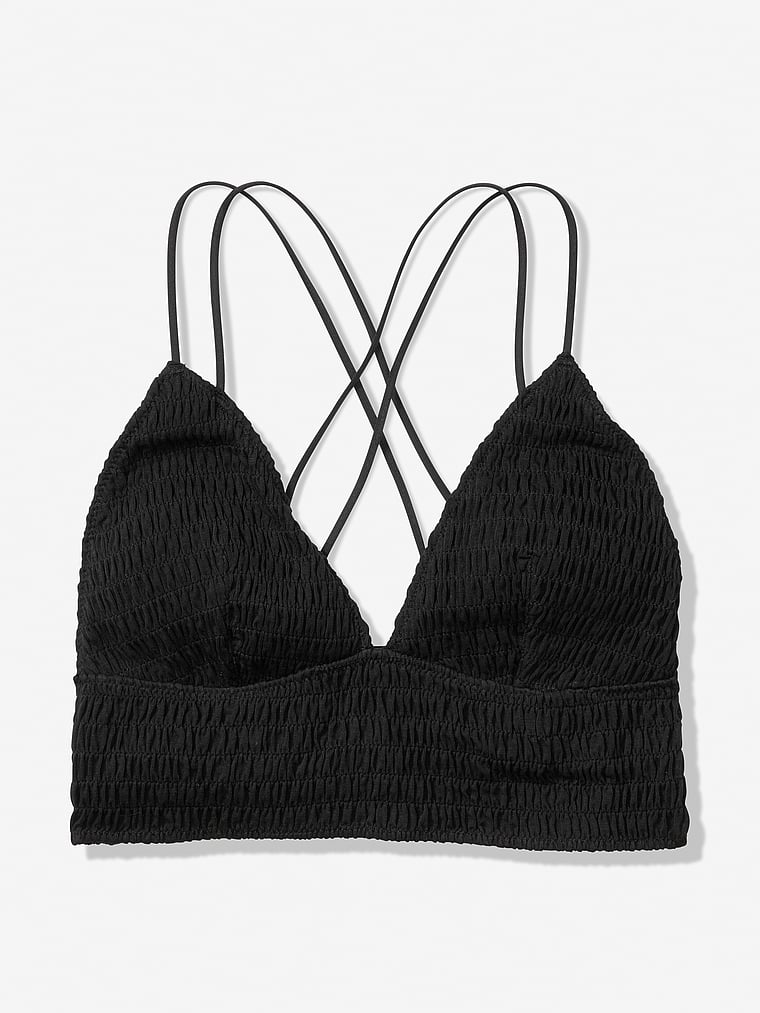 PINK Victoria’s Secret Smocked Triangle Bralette