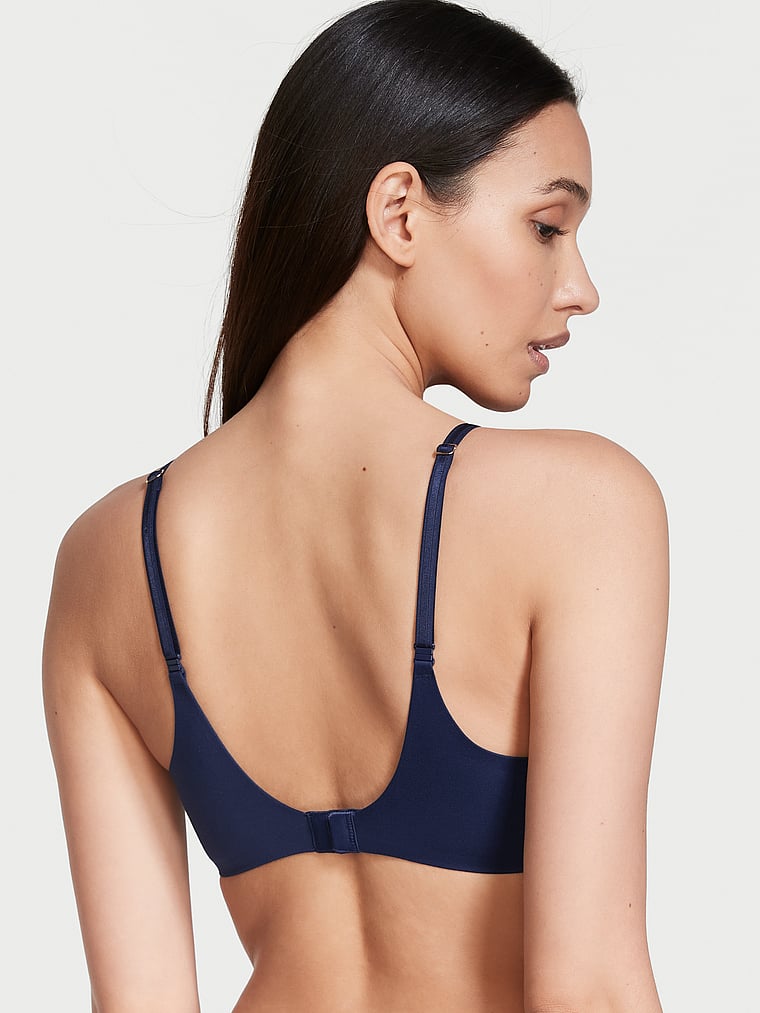 Buy Victoria's Secret PINK Ensign Blue Smooth Push Up Bra from Next  Luxembourg