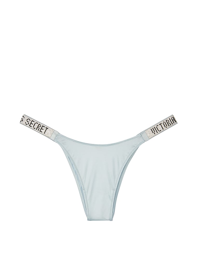 Victoriassecret Crystal Logo Strap Brazilian Panty 11147912 40m6