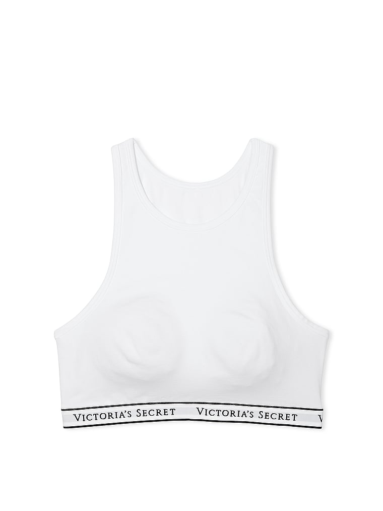 Buy Scatter Shine Cotton High-Neck Racerback Bralette - Order Bralettes  online 5000009303 - Victoria's Secret US
