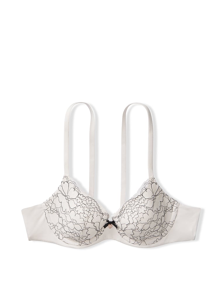 Lightly-Lined Smooth & Lace Demi Bra