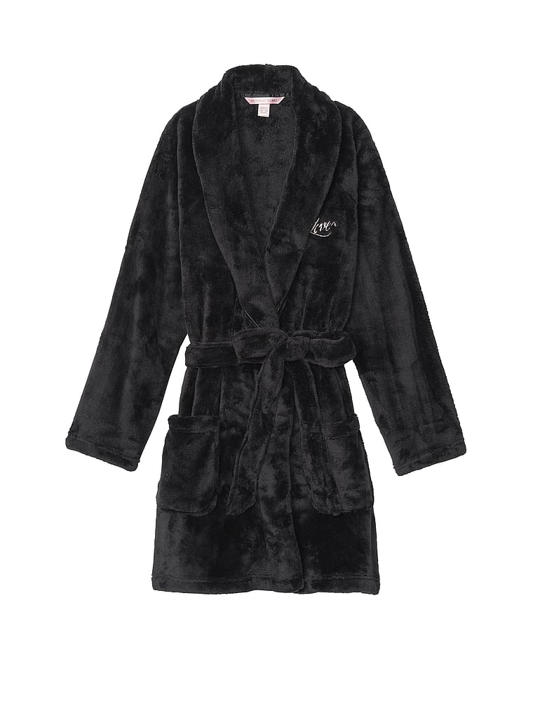 VictoriasSecret The Cozy Hooded Short Robe. 3