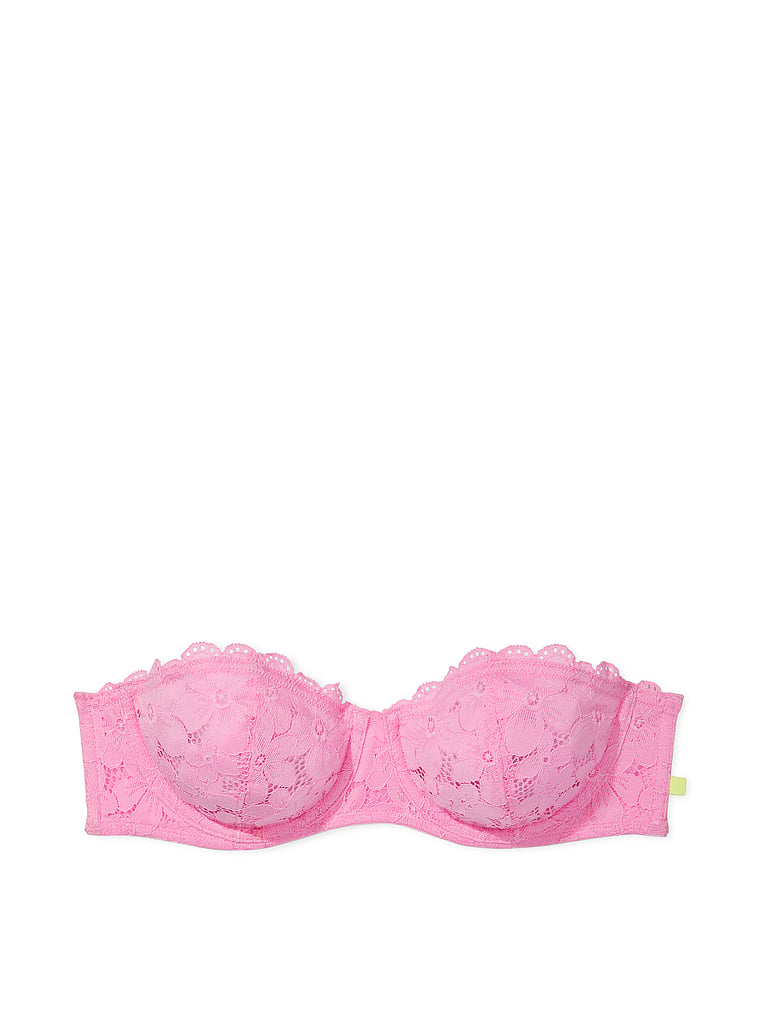 Victoria's Secret Lilac Chiffon Pink Push Up Lace Bra