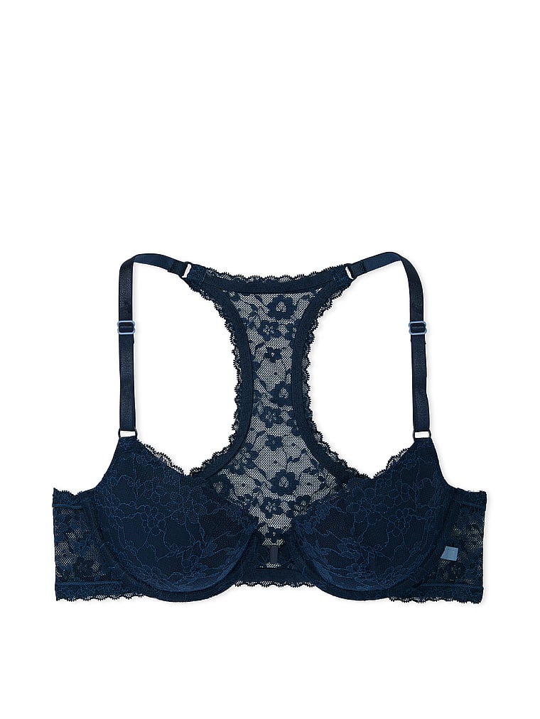 Victoria's Secret Everyday Comfort Lace Racerback Bra Demi Cup Front Close  Smoothing Lightly Lined (34B-36DDD), Marzipan : : Fashion