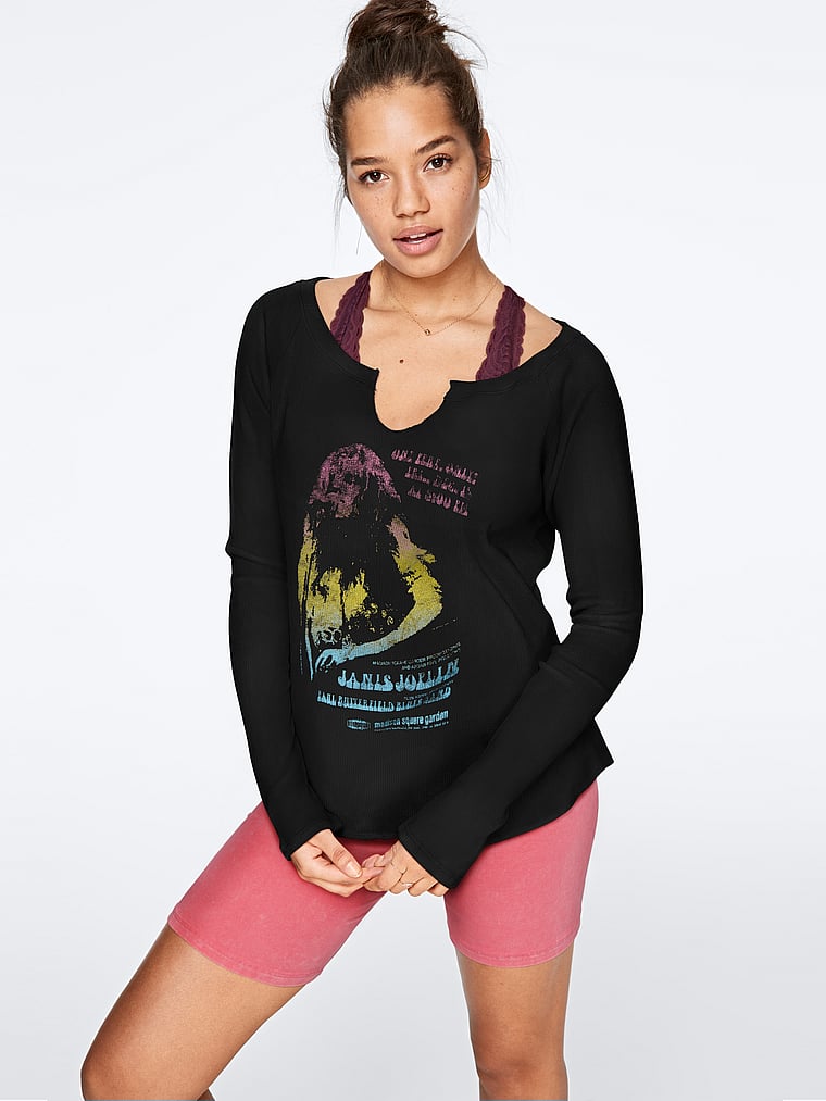 VictoriasSecret Long Sleeve Band Tee. 1