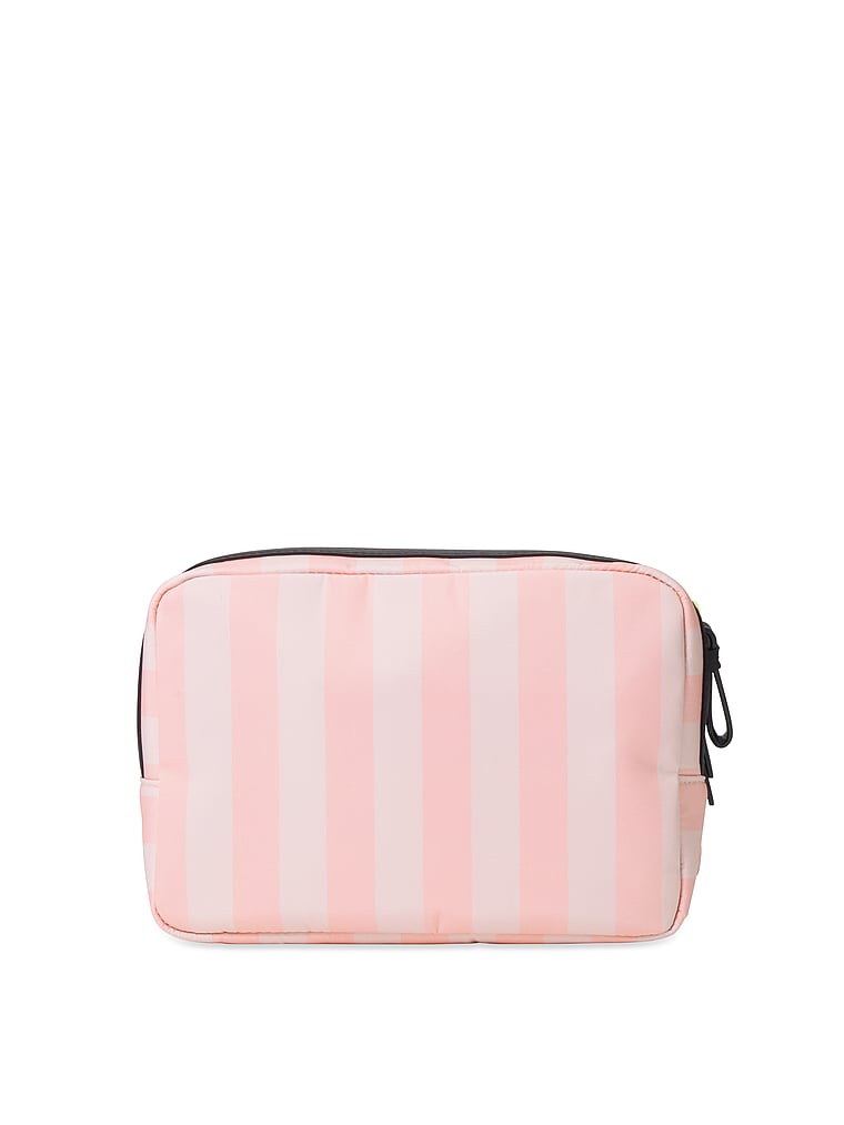 Victoria's Secret Pink And White Striped Makeup Bag Reviews 2023