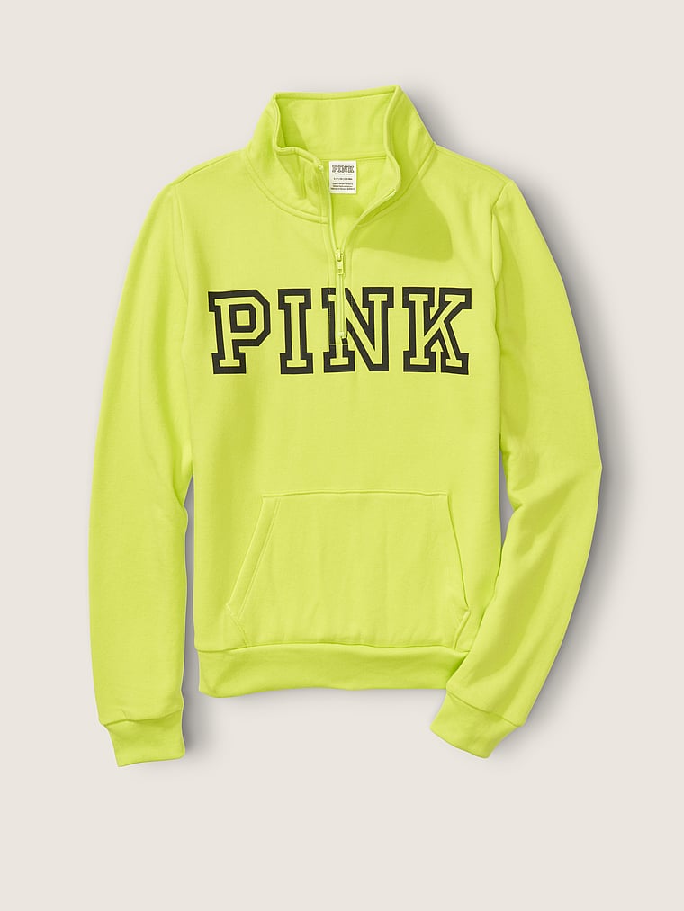 quarter zip pink