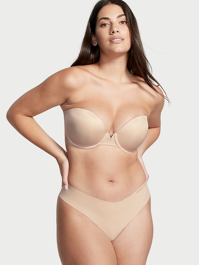Victoria'S Secret Strapless & Multiway  Secret Smooth Multiway Strapless  Push Up Bra Champagne Nude - Womens · Clean Livin Life