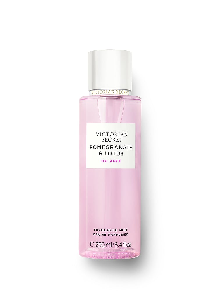 Victoria's Secret Natural Beauty Fragrance Mist, Pomegranate & Lotus, offModelFront, 1 of 2