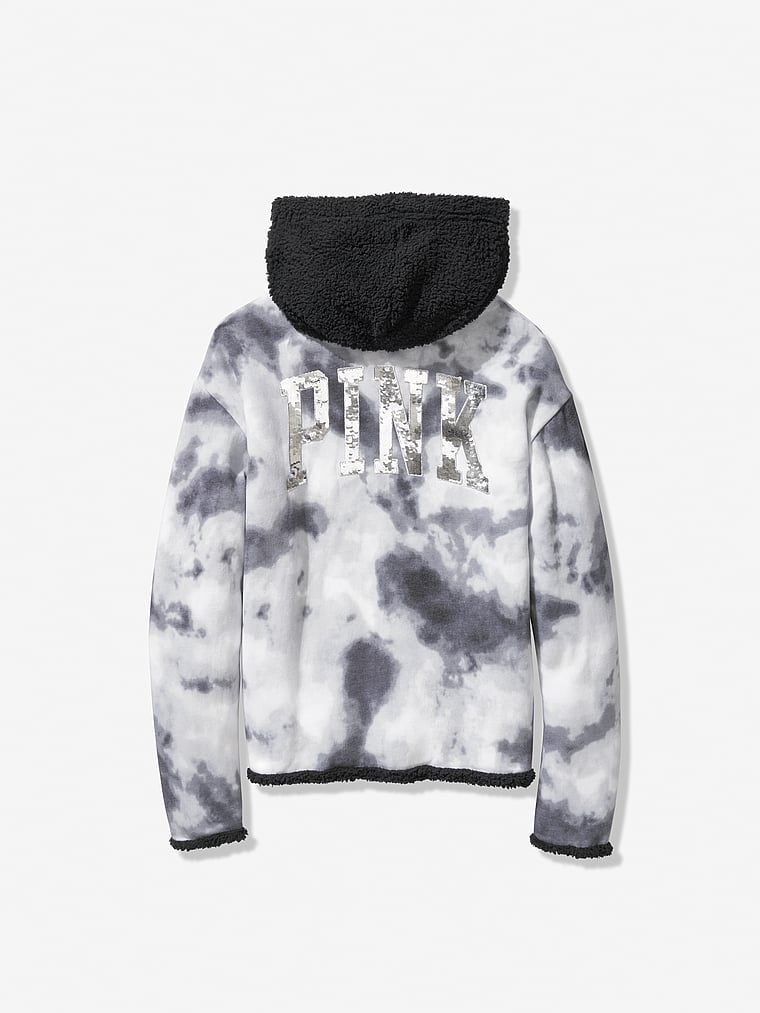 pink victoria secret camo hoodie