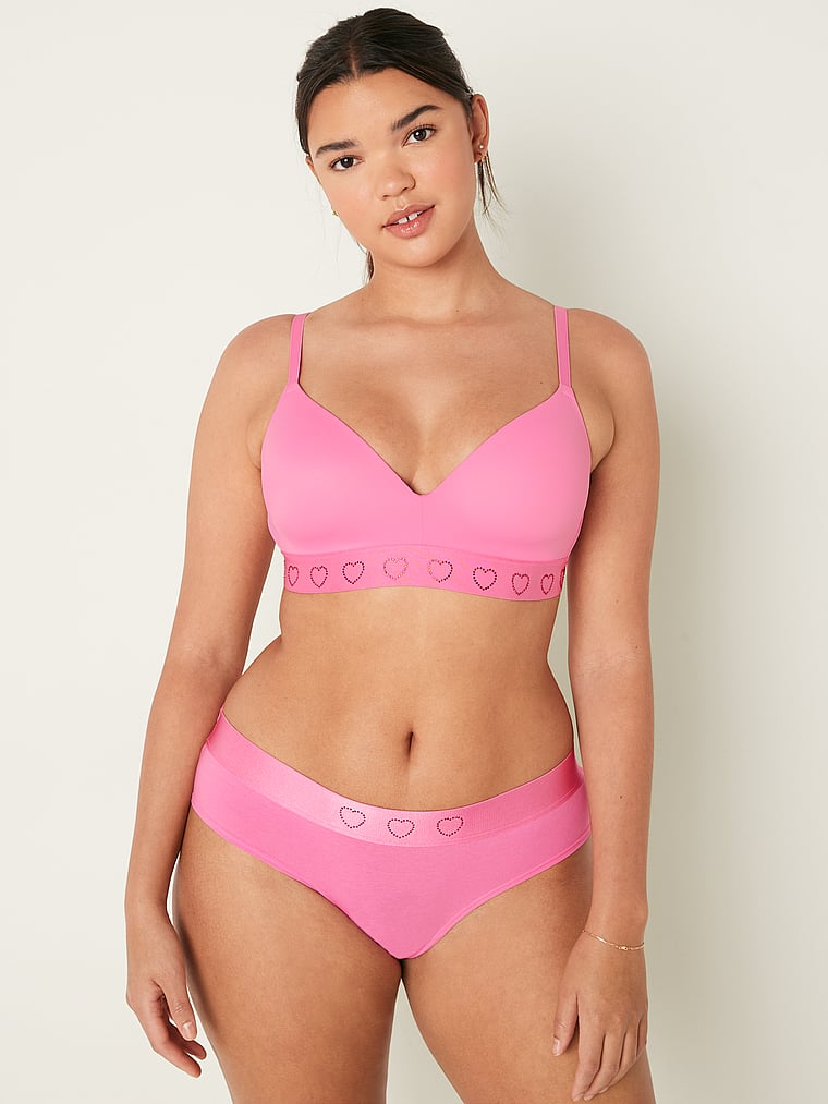 Wear Everywhere Wireless Lightly-Lined Bra - PINK - pink