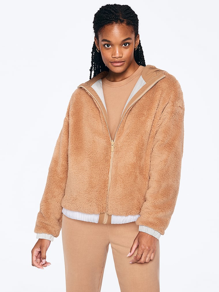 teddy coat victoria secret