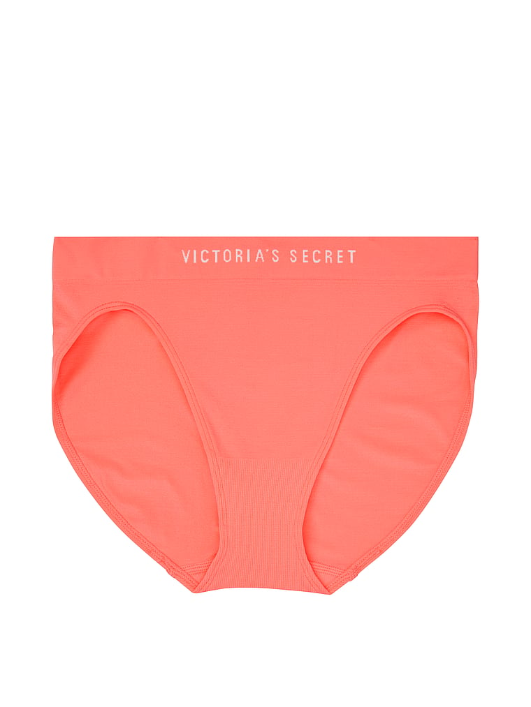 VictoriasSecret Seamless High-leg Brief Panty - 11128564-4CBK
