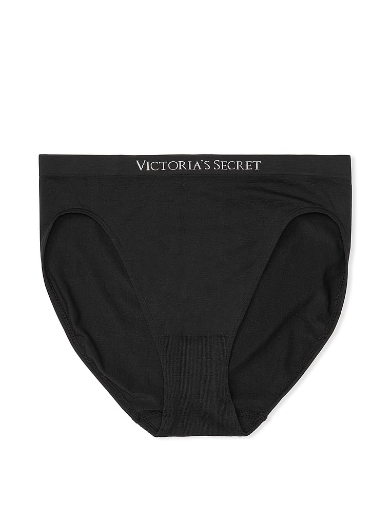Victoria's Secret Seamless Brief Panty Pack, High Leg Cut, Underwear for  Women, 4 Pack, Black (XS) at  Women's Clothing store