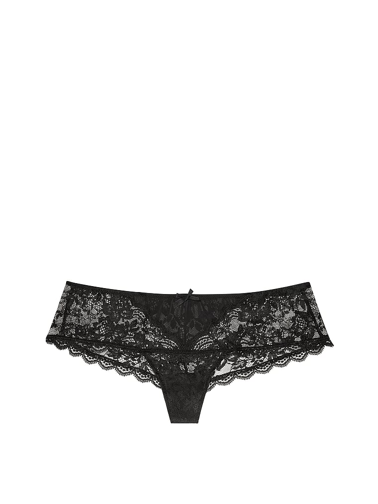 VictoriasSecret Floral Lace Hipster Thong Panty - 11149926-54A2