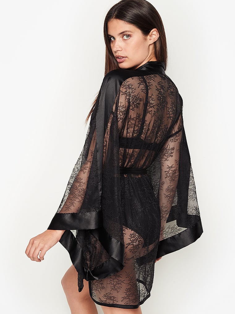 victoria secret lace robe