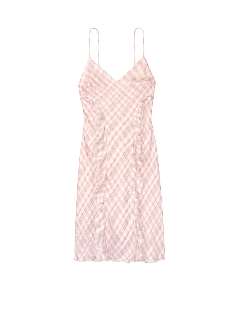 VictoriasSecret Ruffle Slip Dress. 3