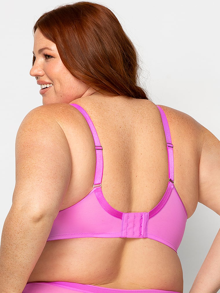 Secret Women's Sheer See-Through Bra Plus Size Unlined Transparent Bras  Brasier