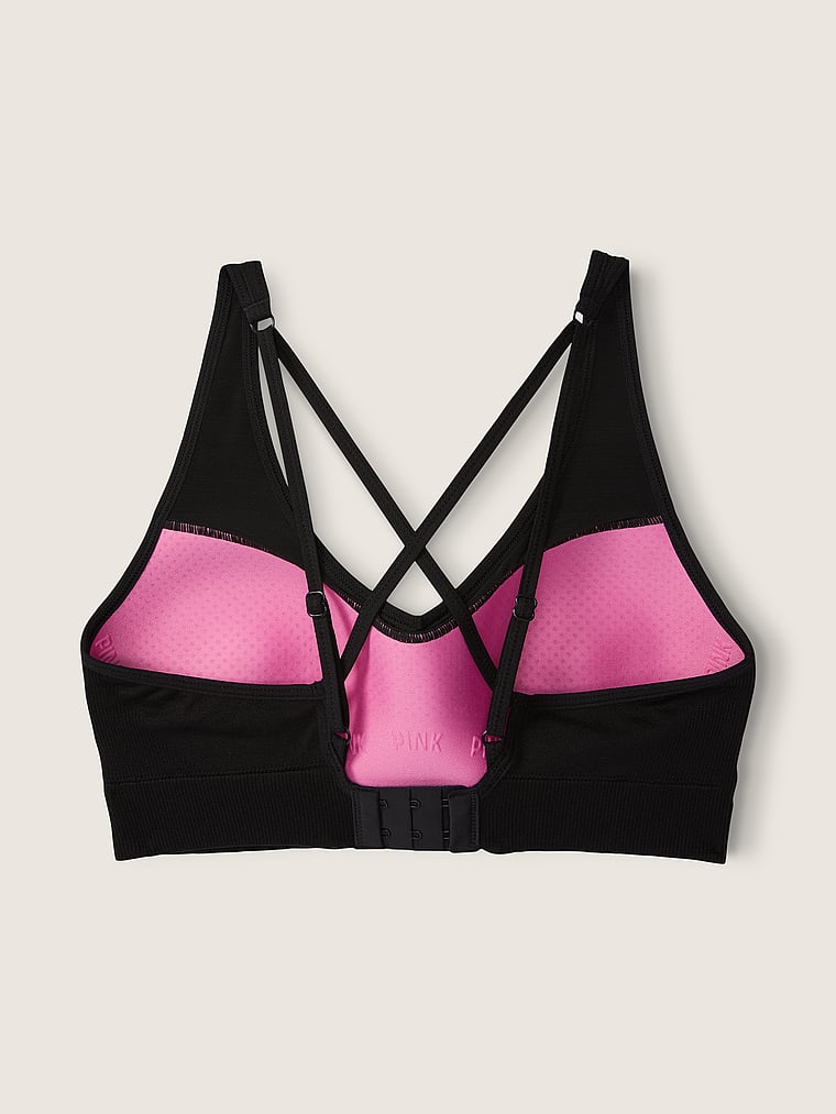 VUCTORIA SECRET VSX Sports Bra in 2023  Hot pink sports bra, Running  sports bra, Gray sports bra
