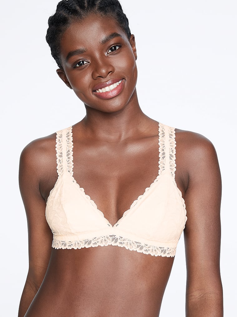 triangle bralette lace