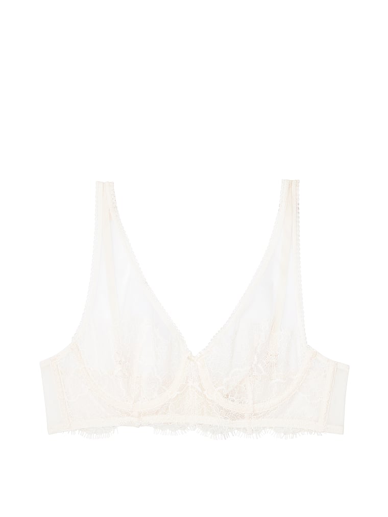 Unlined Full-coverage Plunge Bra - Dream Angels - vs