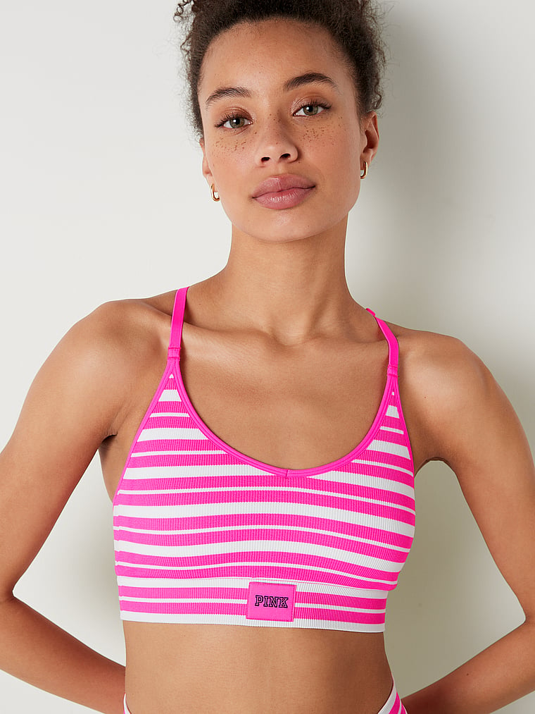 Victoria Secret PINK sport seamless lightly lined sports bra size S-DD
