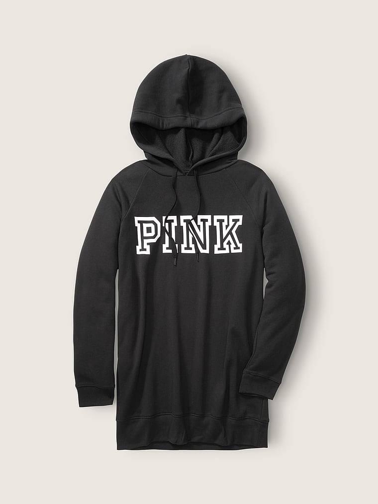 pink victoria secret black sweater