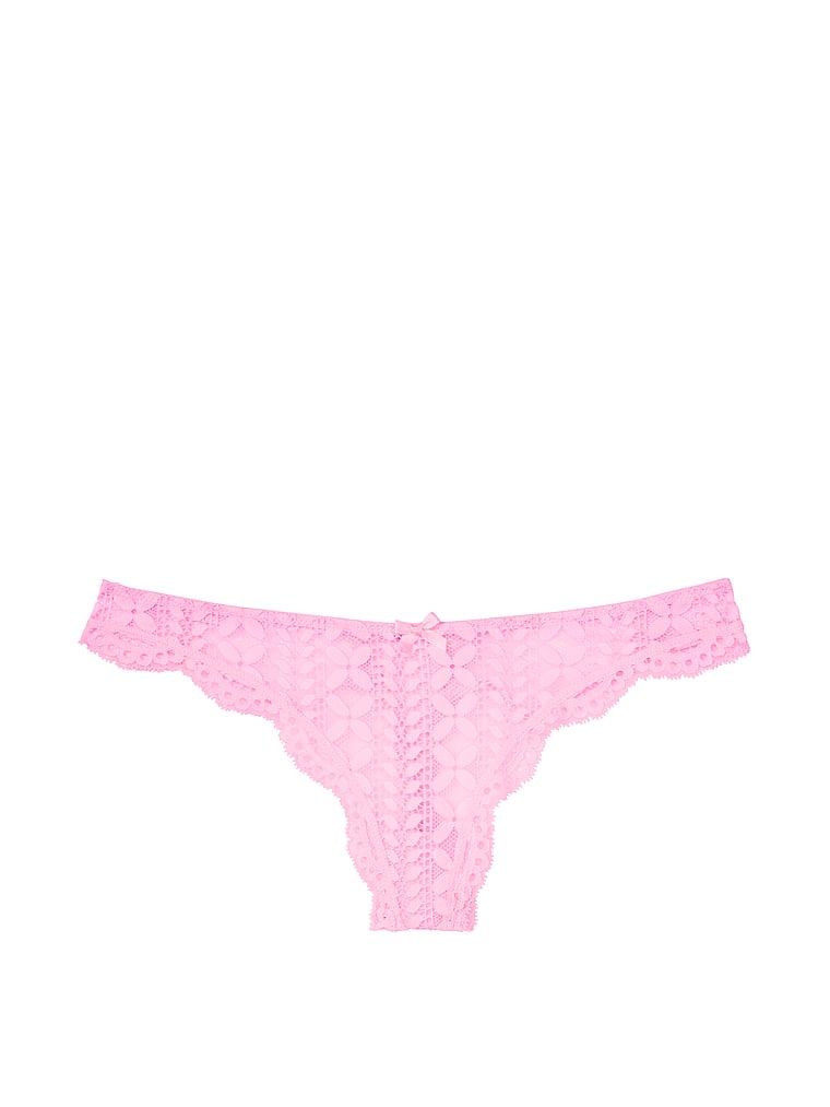 VictoriasSecret Embroidered Stars Thong Panty - 11149775-1EC0