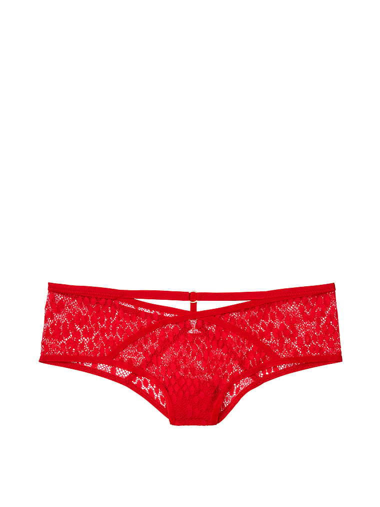 VictoriasSecret Strappy Mesh Cheeky Panty - 11169393-86Q4