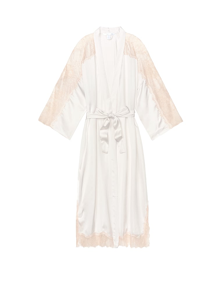long white sheer robe