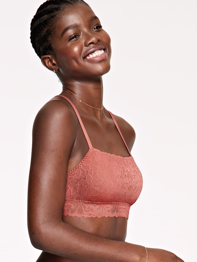 square neck lace bralette