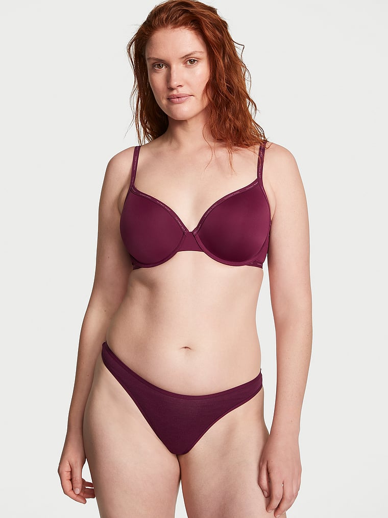 Medium purple Bikini Hicut Cotton Womens
