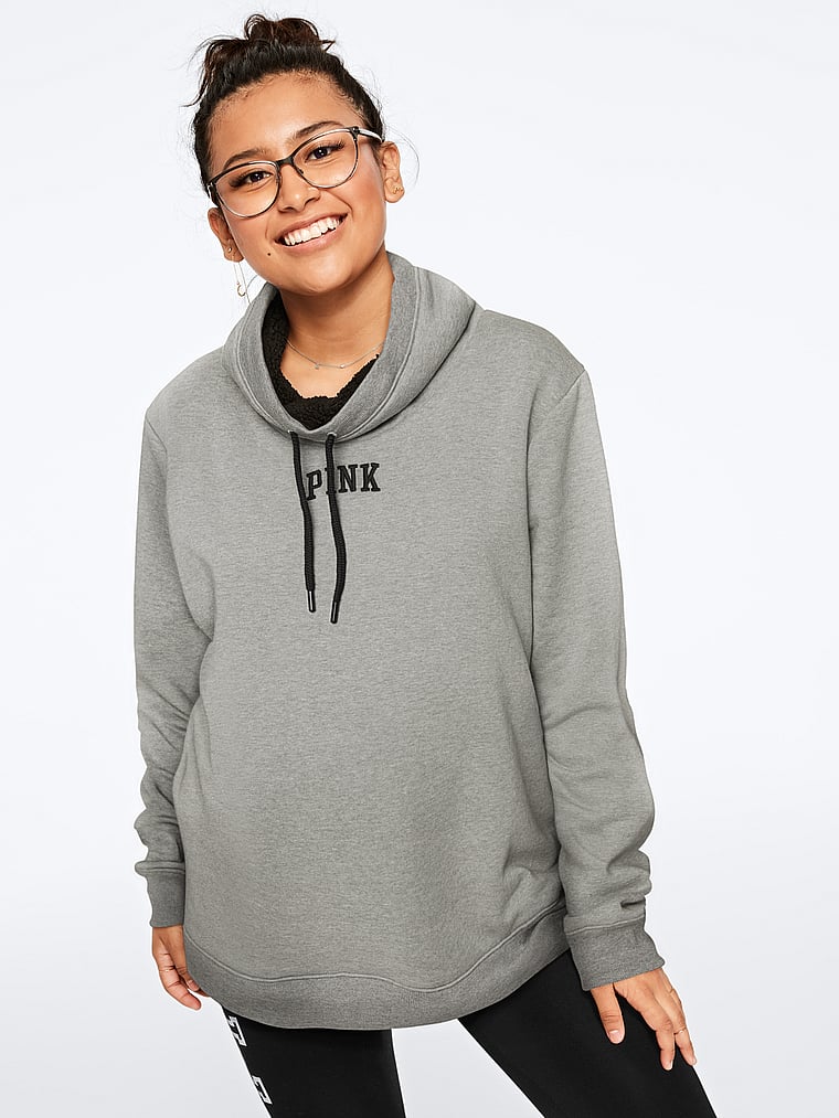 Sherpa lined campus 2025 cowl neck